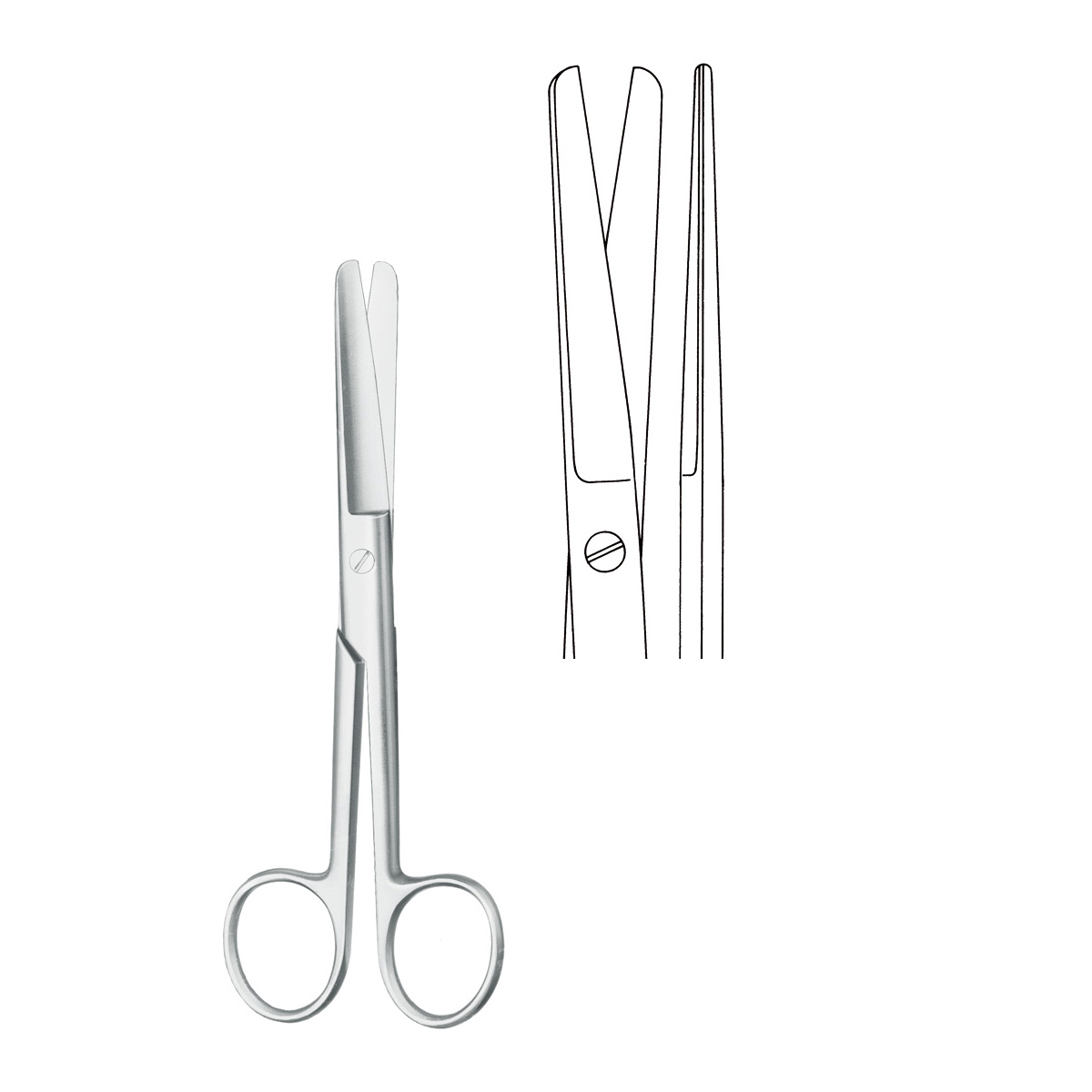 01-18.jpg Operating Scissors - Image 1
