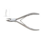 Cuticle Nipper with 11mm Jaw Double Spring Size 4.75