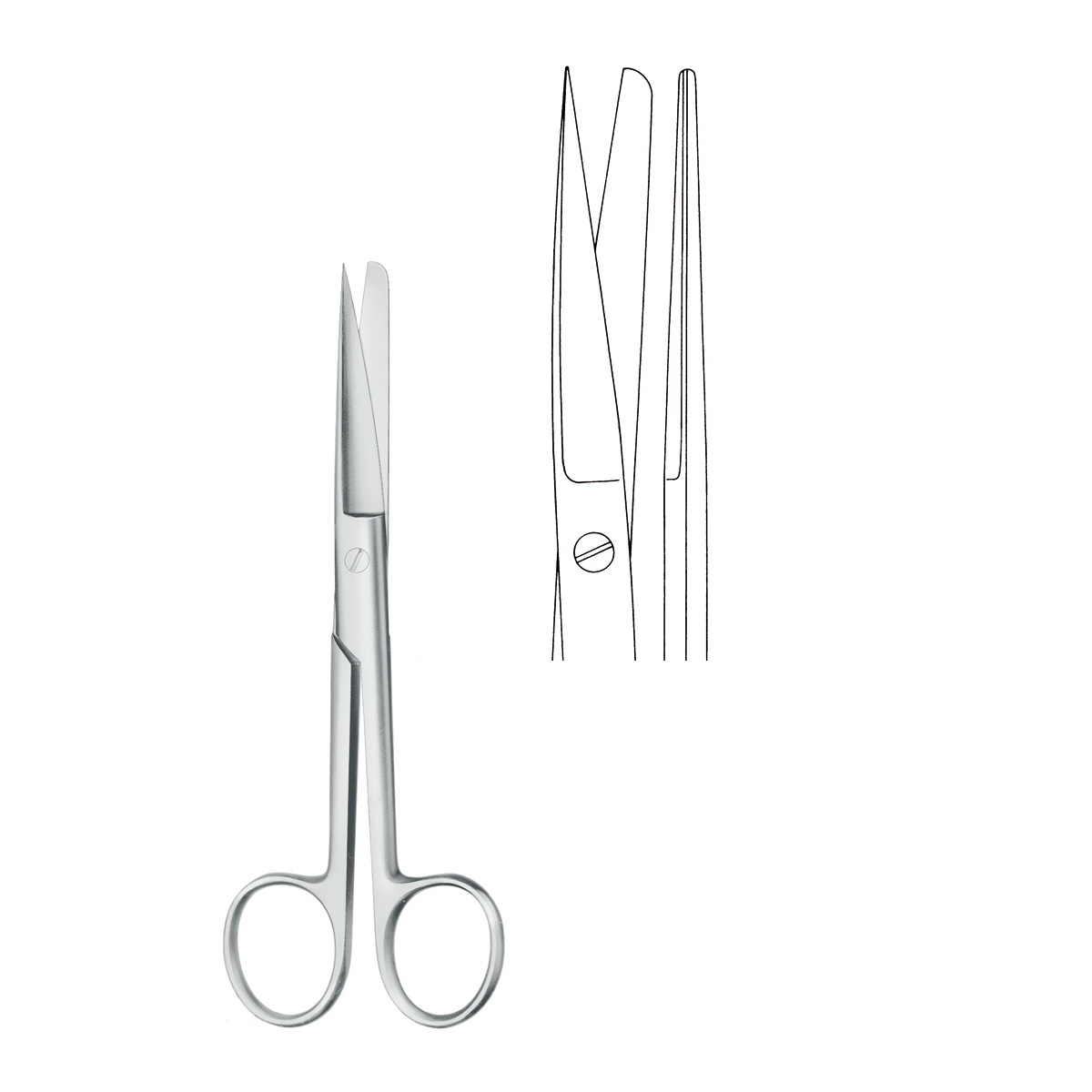 09-9.jpg Operating Scissors - Image 1