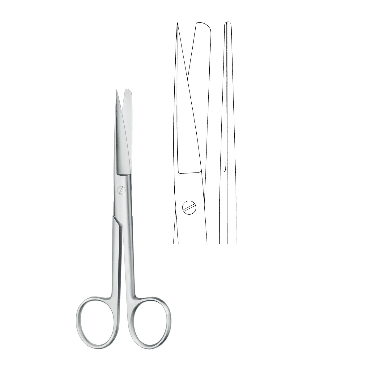 10-8.jpg Operating Scissors - Image 1