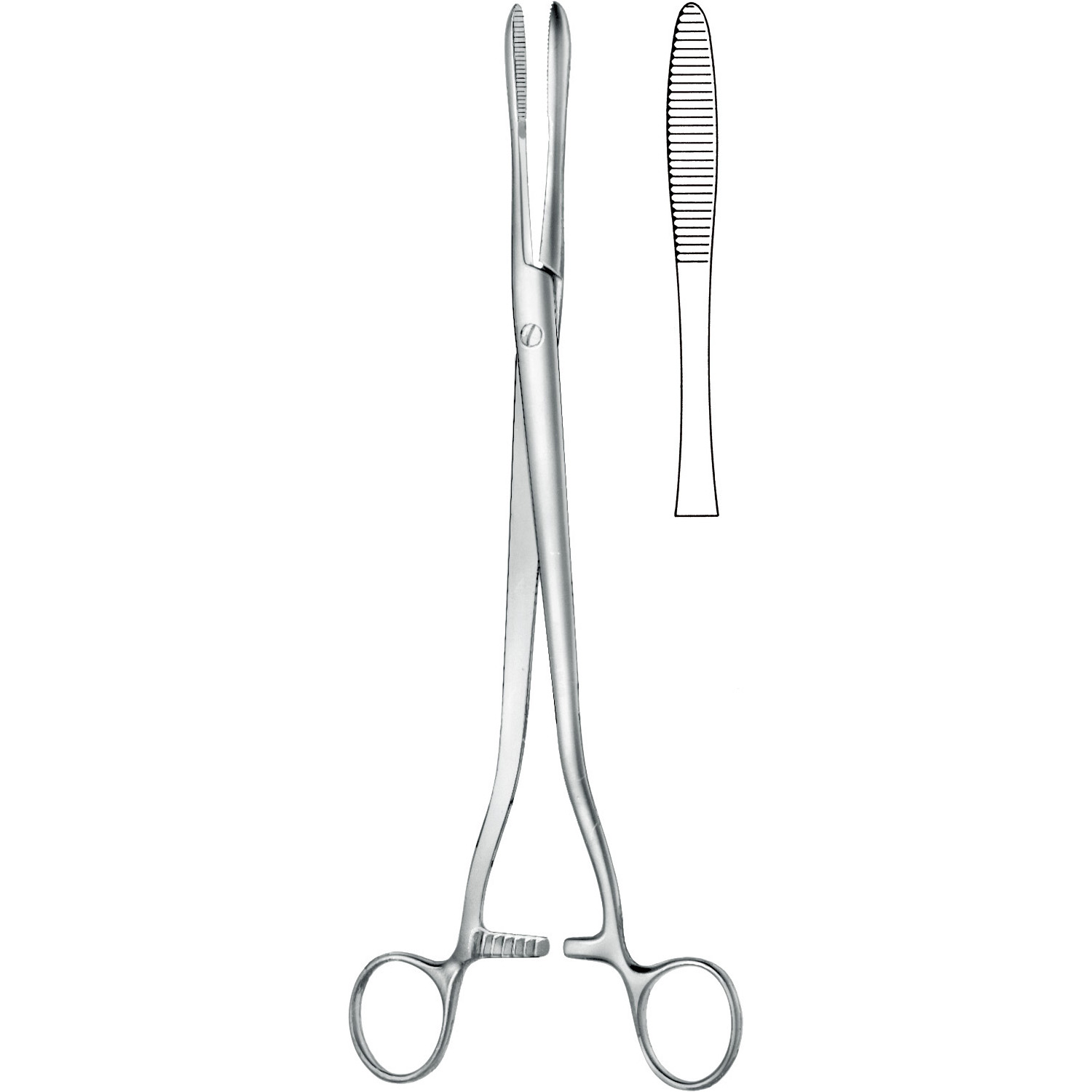 13-1.jpg Tampon forceps - Image 1